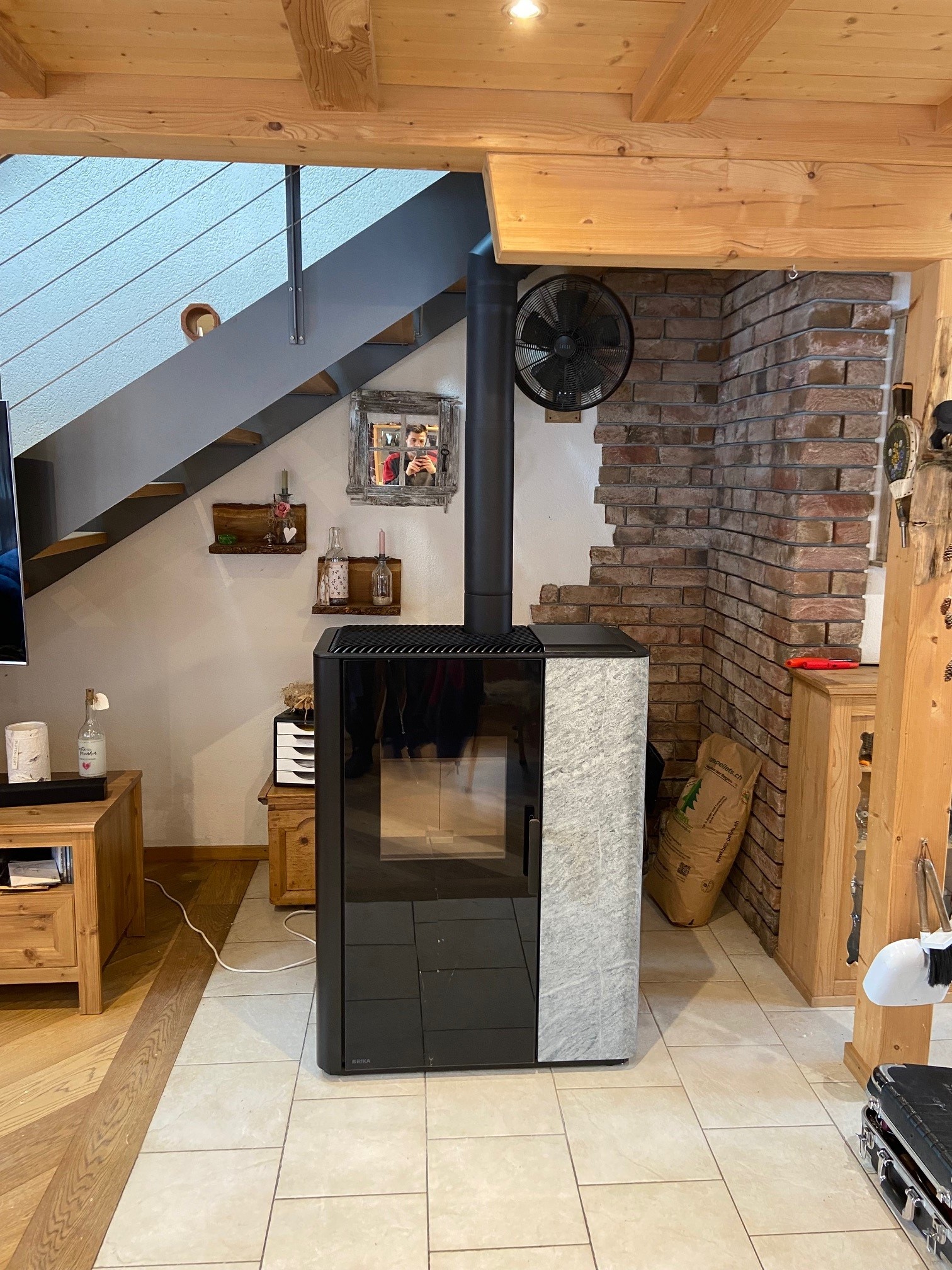 RIKA Kombiofen INUDO III